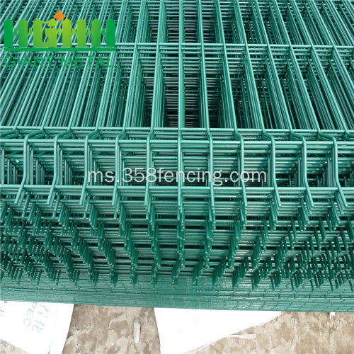 Segitiga lenturan Galvanized BRC Weld Mesh Pagar